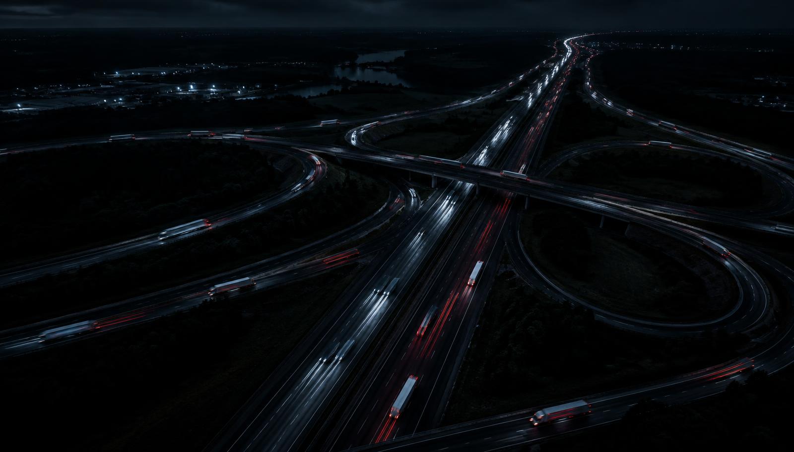 Highway interchange at night, thumbnail for a Carrier Academy video